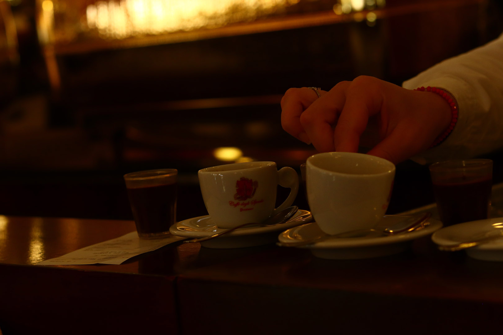 Il momento del caffè triestino, Trieste, Italia, 2019